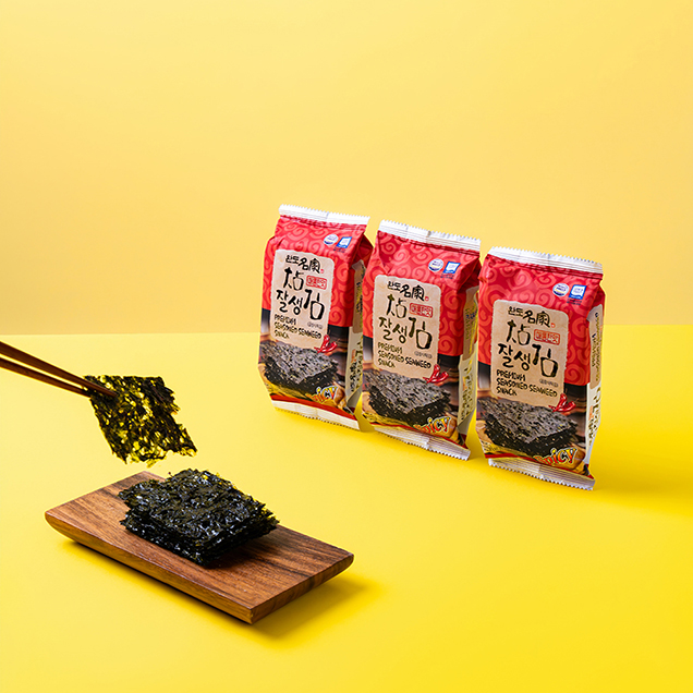 참잘생김(곱창식탁김-매콤한맛)(조미) 3단x10봉